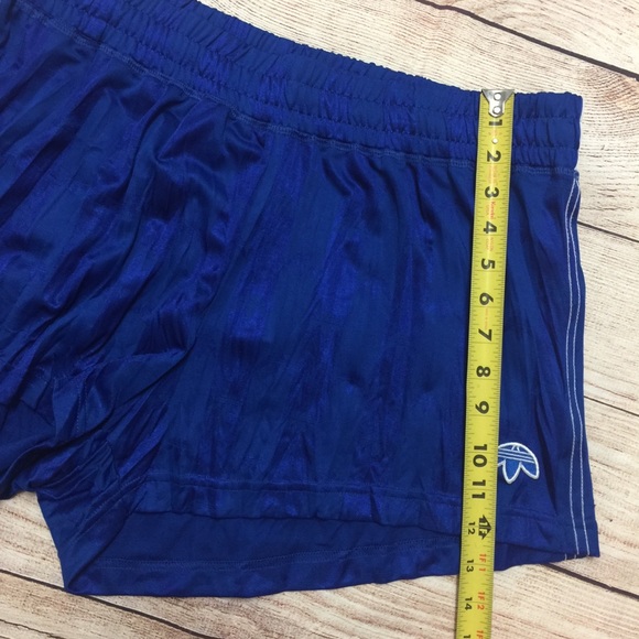 ADIDAS BY ALEXANDER WANG Blue White Shorts Size XL - Picture 7 of 8